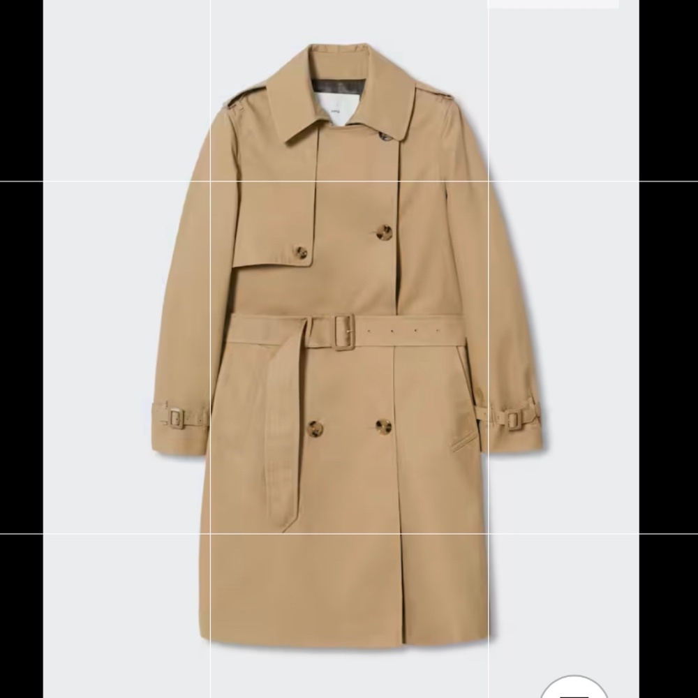 Cotton classic trench coat